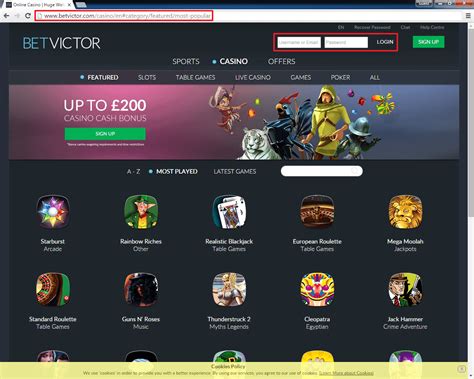 betvictor log in